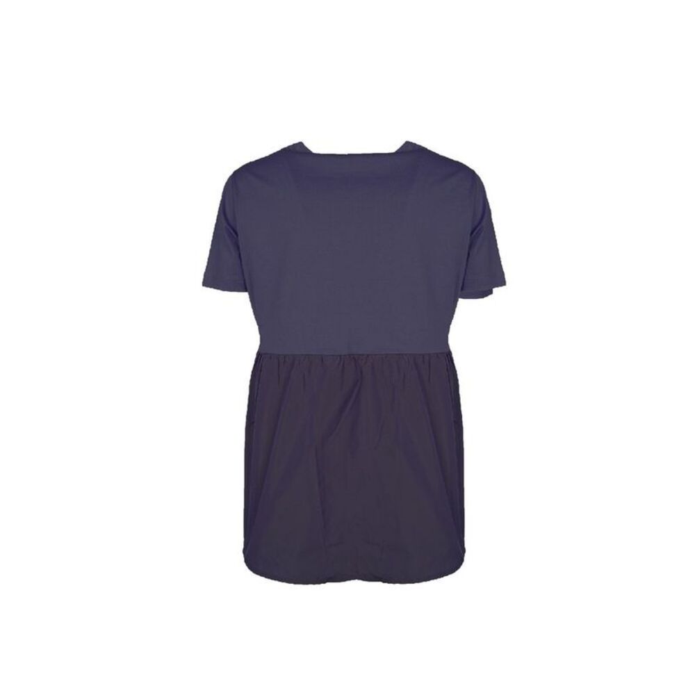Herno Blue Cotton Women's T-Shirt - Picture 2 of 2